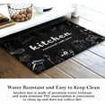 thumbnail image 6 of Kitchen Rugs Set 2 Piece Blue White Watercolor Mountain Kitchen Rugs and Mats Non Skid Washable for Kitchen Sink Low-Profile Floor Mats Decorations for Home Kitchen (18"x48"+18"x24" ), 6 of 6