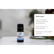 Essence Peppermint Essential Oil, 5 mL – Aromatherapy Oil for Diffuser