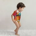 thumbnail image 2 of Kdxio Hip Hummingbird In Jacket Pattern Unisex Baby Cotton Short Sleeve Bodysuits-6 Months, 2 of 5