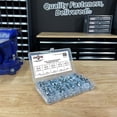 thumbnail image 2 of #6#8#10 1/4" 5/16" Serrated Hex Flange Whiz Lock Nut Assortment COARSE Thread - 301 Pieces!, 2 of 5