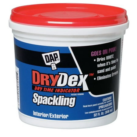 12330 Dry Time Indicator Spackling, 1-Quart Tub, Indicates when spackle is dry By