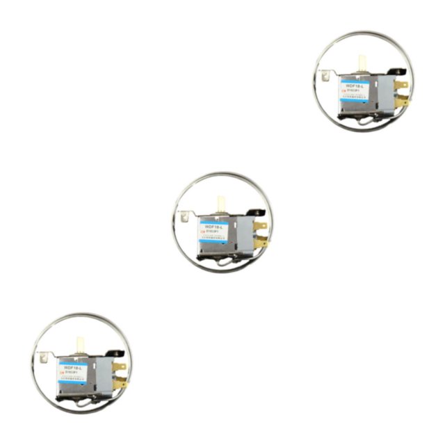 Guardoinrt Reliable Performance Fridge Freezer Thermostat For Consistent Cooling Easy To Install Metal As Shown 3Set
