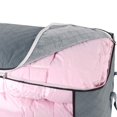 thumbnail image 3 of Edredón Combocube con bolsa de almacenamiento, con ventana transparente, gris, 2 unidades, 3 of 7