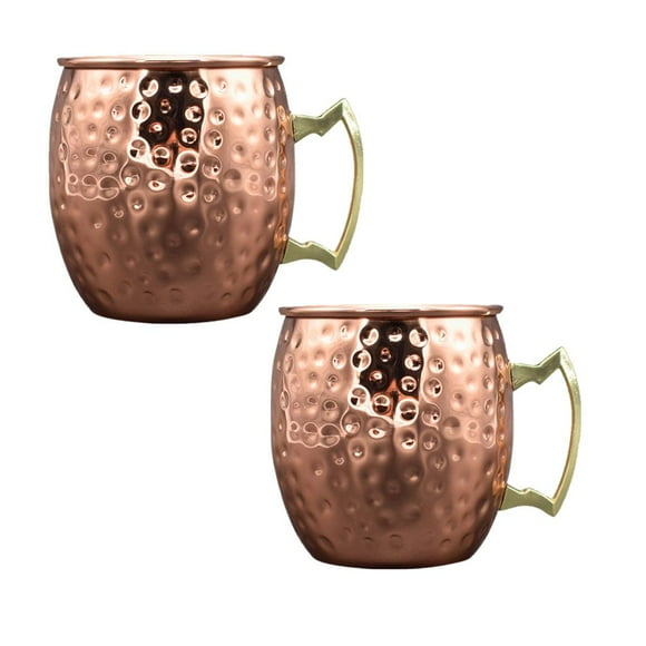 Mug Marble Double Walled Copper Mugs of 2,