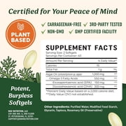 MAV Nutrition Vegan Omega-3 Algae Oil Softgels with DHA & EPA for Heart Health,120 Count