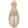 thumbnail image 2 of Vestido Dressystar Halter de encaje para cóctel, invitada a boda, mujer, 2 of 7
