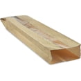 thumbnail image 3 of 100 PCS Clear Window Kraft Breathable Paper Bread Bag Keeps Bread Fresh For Long Size 4 x 2 x 24, 3 of 5