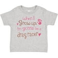 thumbnail image 3 of Inktastic Future Drag Racer Cute Girls Toddler T-Shirt, 3 of 5
