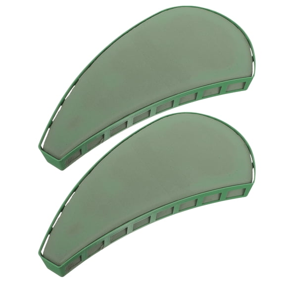 unbranded 2 Pcs Wedding Car Flower Wet Foam for Arrangements Suckers Blocks Green