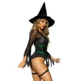 thumbnail image 3 of Leg Avenue Women's 2 Piece Broomstick Babe Witch Costume, 3 of 4