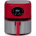 thumbnail image 4 of Deco Chef AF01RED 3.7QT Digital Air Fryer with 6 Cooking Presets Dishwasher Safe Basket Red Bundle with 1 Year Extended Protection Plan, 4 of 9