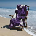 thumbnail image 4 of PHYHOO Little Ghost Beach Towel Happy Halloween Holiday Microfiber Beach Towels for Travel Microfiber Sand Free Thin Quick Fast Dry Super Absorbent Perfect for Camping 30x60in, 4 of 8