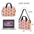thumbnail image 3 of FORMRS 16" Laptop Sleeve Bag Carrying Case with Handle Travel Shoulder Briefcase, Cartoon Oranges, 3 of 8