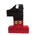 thumbnail image 1 of Large Black & Red Number One Pinata 23" Tall, 1 of 4