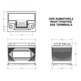 thumbnail image 2 of Batería ODYSSEY ODP-AGM47H5L2 12V 650 CCA AGM, 2 of 2