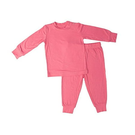 

Kozi & Co. Girls Long Sleeve Pajama Set Adventure Pink 2T