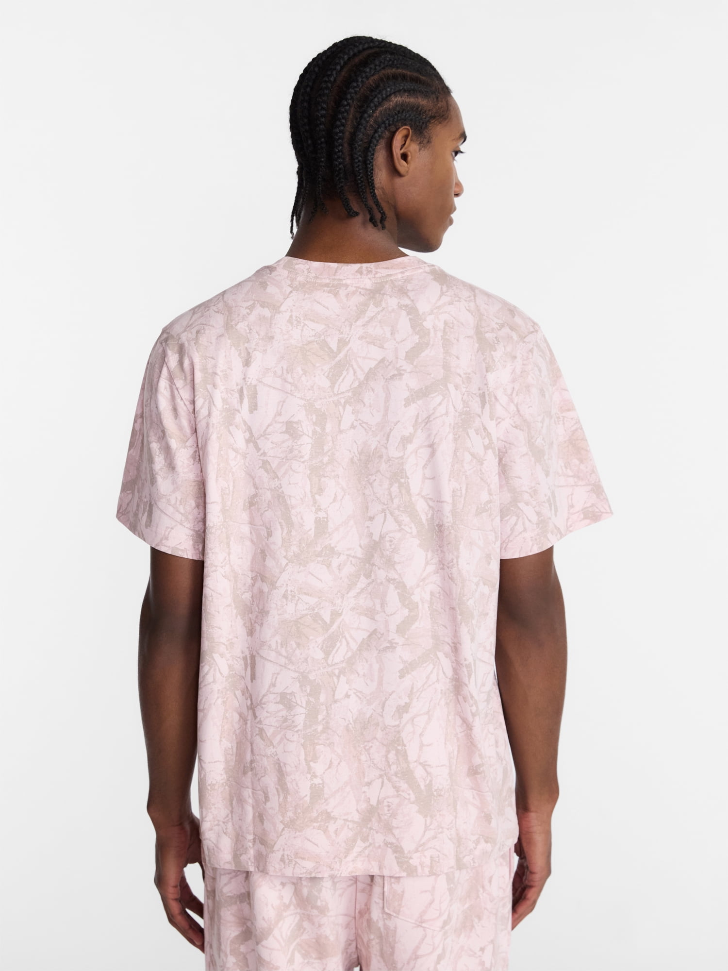No Boundaries Standard Fit Cotton Tee with Short Sleeves, Men's and Big Men's XS-5XL