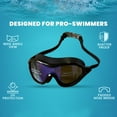 thumbnail image 6 of Goggles Adult Swimming Adult Waterproof Large Frame Swimming Goggles with Pc Anti Fog Lenses, Silicone Coating, Comfortable Training, 6 of 7