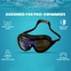 thumbnail image 5 of Gafas de natación de montura grande para adultos, impermeables, con lentes de PC antivaho y sello suave, ajuste cómodo para natación, entrenamiento y uso recreativo. Incluye estuche, 5 of 8