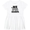 thumbnail image 3 of Inktastic Me Plus Grandma Equals One Broke Grandpa Girls Baby Dress, 3 of 5