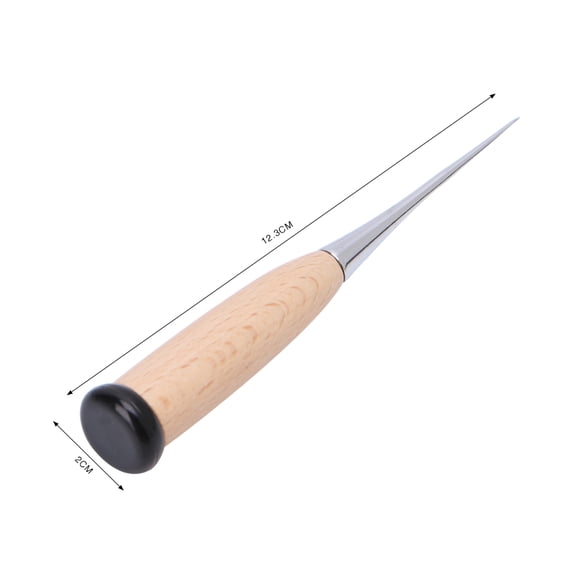 AOOOWER Craft Awl Tool Hole Maker Wooden Handle Sewing Stitching Punching