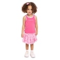 thumbnail image 2 of Powerpuff Girls Toddler Girls Active Tank Top and Pleated Skort Set, 2-Piece, Sizes 12M-3T, 2 of 9