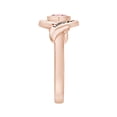 thumbnail image 4 of Order Now for 2025 Graduation, Freestyle Women's 14K Rose Gold over Sterling Swirl Bypass Round Birthstone Class Ring, Personalized, High School or College Graduation, 4 of 8