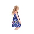 thumbnail image 2 of Girls Vintage Dress Retro 1950s Rockabilly Polka Dot Square Collar 10 Years, 2 of 6