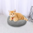 thumbnail image 7 of Dog Bed Cat Matters for Small Dogs Round Comfortable Sleeping Bed 11.81 Inch With Raised Rim Soft Filling Water Resistant Bottom, 7 of 7