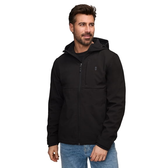 Men's Brick Fleece Lined Super Softshell® Jacket Black XXL