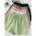 thumbnail image 6 of CENL Shorts Women High Waist Drawstring Loose All-match Korean Style Casual Classic, 6 of 9