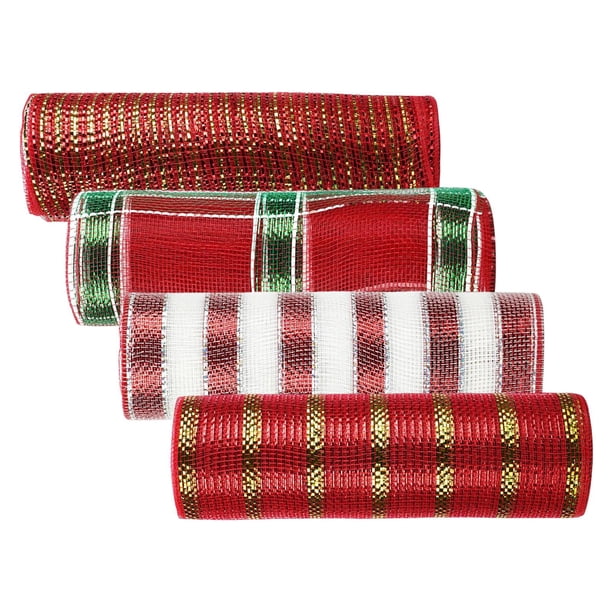 4 cintas decorativas con con cable para manualidades, álbum de recortes para florales Rojo Zulema cinta cableada