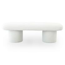 Newboti Furniture Randolph Ivory Boucle Bench 52473