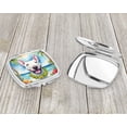 thumbnail image 3 of Bull Terrier Luau Compact Mirror 2.75 in x 3 in, 3 of 4