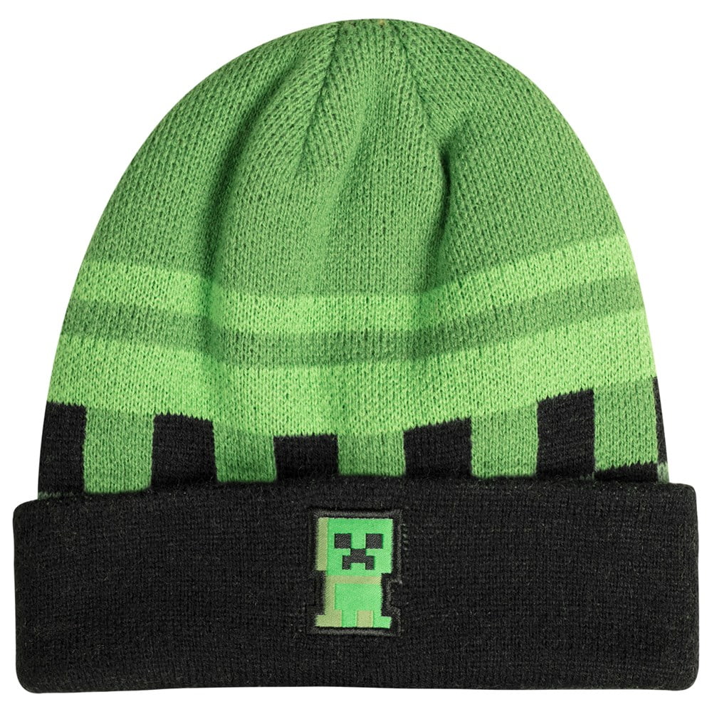Minecraft Creeper Sprite Fold Beanie