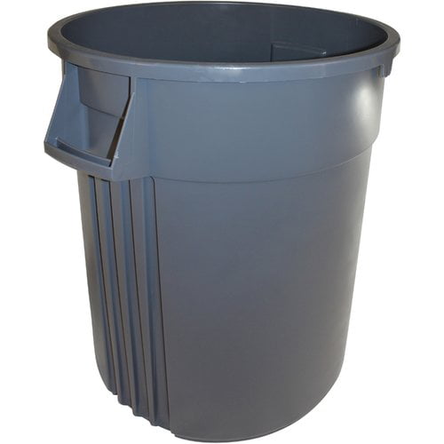 Sparco 7 Gal Black Durable Heavy Duty Waste Basket Rectangular Trash Can 