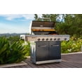 thumbnail image 2 of Nexgrill Deluxe 6-Burner Natural Gas Grill with Searing Side Burner and Griddle Insert, Stainless Steel Frame, 60,000 BTUs Output, BBQ Grill for Outdoor Gatherings - 730-0896GH, 2 of 9