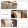 thumbnail image 2 of Miangastore Wall Mounted Kitchen Trash Can White Plastic 1Set 6.3X3.3In, 2 of 8