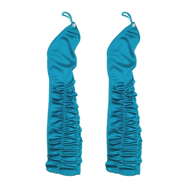 Guantes largos de fiesta de ópera Sunnimix Azul
