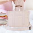 thumbnail image 6 of yuksok Women Canvas Tote Bag Casual Multifunction Valentines Day Gifts Shoulder Bag white, 6 of 9