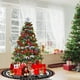 thumbnail image 4 of Christmas Tree Skirt | Decorative Sequin Holiday Base Cover for Xmas Tree | Durable Printed Fabric | Easy Installation & Storage | Festive Home Office Decor | 1 Piece | Classic Ornament Style, 4 of 7