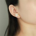 thumbnail image 2 of Ice Cream Pearl Small Stud Earrings Gold Plated Funny Cute Icecream Sweet Cone Food Irregular White Pearls Lightweight Tiny Sleeper Earrings for Women Minimalist Birthday Christmas Party Fa...[p5557], 2 of 2
