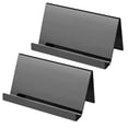 thumbnail image 1 of zhangmingg Stainless Steel Business Card Holder Desk Display Stand Elegant Organization Reception Accessory 2PCS, 1 of 5