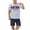 White, variant on YABCSAZ Boys Summer Outfit Sets Short Sleeve T-Shirts Tops and Wide Leg Bermuda Shorts Kids Sets Cute Graphic Summer Clothes Loose Casual Baby 2Piece Playwear Sets for Beach Vocation Size 5 Years