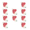 thumbnail image 1 of DIY Jewelry Pendant Mushroom Pendant for Earring Necklace 10Pcs Pack, 1 of 5