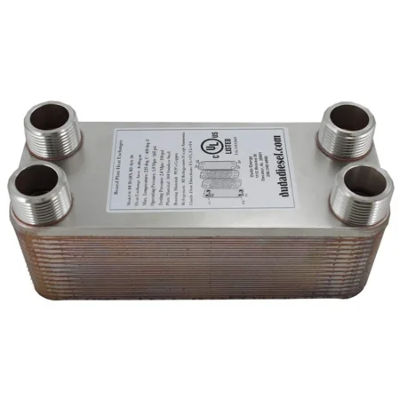 B3-16A 30 Plate Heat Exchanger 1 Male NPT
