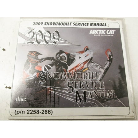Car Service Manual - Arctic Cat 2258-266 2009 Snowmobile Service Manual CD QTY 1