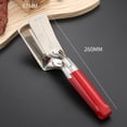 thumbnail image 5 of Sunjoy Tech Stainless Steel Food Clip Slotted Anti-scald Anti-slip Rubber Handle Multifunctional Steak Meat Fish Frying Barbecue Serving Clamp Tong Spatula Kitchen Supplies, 5 of 7