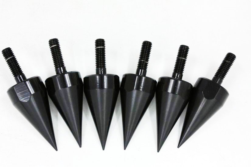 HTTMOTOR Universal Black Motorcycle Spike Bolts For Windscreen