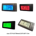 thumbnail image 4 of Reloj digital Scienceny para coche autoadhesivo ABS, 4 of 6